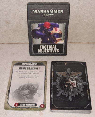 Warhammer 40000 Tactical Objectives Tarjetas Games Workshop (Usado)