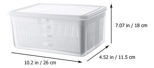Cesta Escurridora De Cocina Con Soporte Para Lavar Frutas, 1