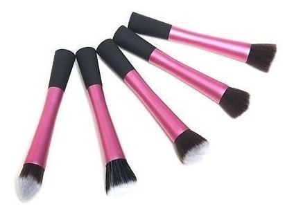 5 Pzs Cepillos Brochas De Maquillaje Profesional Del Color R