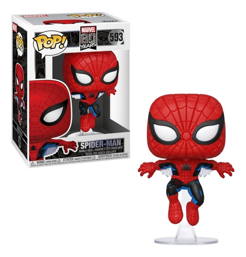 Boneco Funko Pop Marvel 80th First Appearance Spiderman