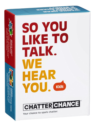 Chatterchance Kids: Juego De Cartas De Conversacion, Regalo