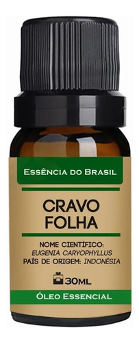 Óleo Essencial De Cravo Folha 30ml - Puro E Natural - Oferta