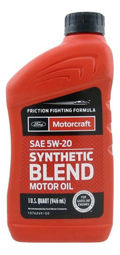 Aceite 5w20 Semi Sintético Motorcraft Ford Bronco 2021