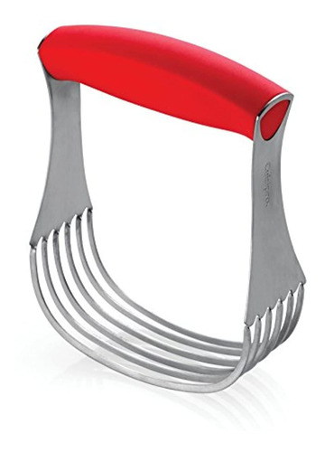 Cuisipro Deluxe Pastry Blender, 5.25-inch, Red, Red