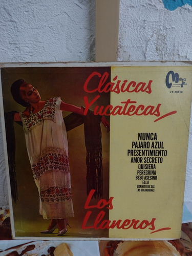 Los Llaneros Clásicas Yucatecas Disco De Vinil Lp 