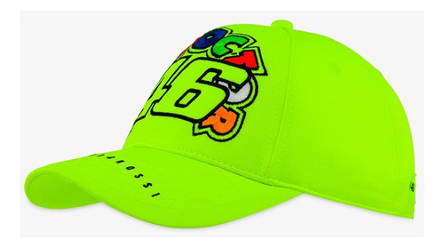 Gorra Original Vr46 The Doctor Fluo