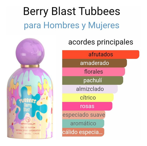 Perfume Tubbees Berry Blast 50ml Grandeur