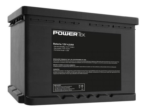 Bateria Powertek 12v 4,5ah - En009