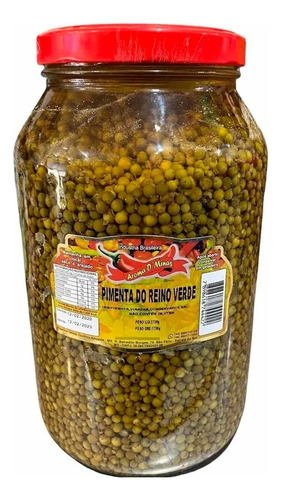 Pimenta Do Reino Verde Em Conserva Pote 2,7 Kg - Gourmet