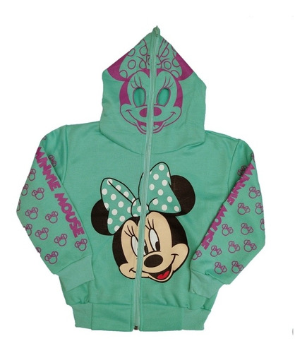 Buzo,chaqueta,hoodie Minnie Mouse Niña Disney 