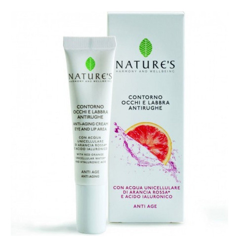 Nature's Crema Antienvejecimiento Para Ojos Y Labios, 0.5 On