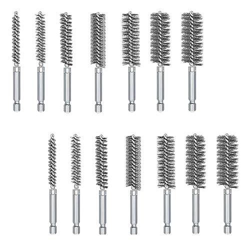 Juego De Cepillos De Alambre Para Limpieza, 14 Piezas