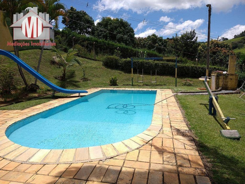 Linda Chácara Com Lago, Piscina, Espaço Gourmet, Pomar E Linda Vista À Venda, 4500 M² Por R$ 450.000,00 - Pinhalzinho/sp - Ch0636