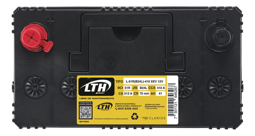Batería Lth Agm Acura Ilx 2013 - 2015 - L-51r-410