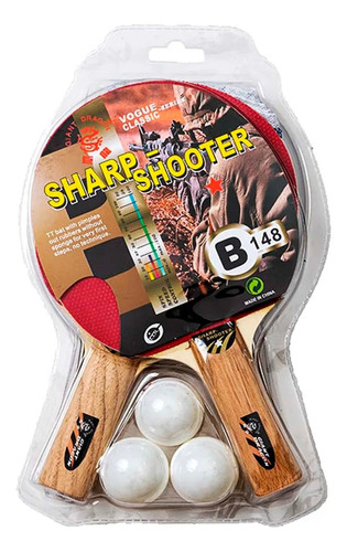  Set Ping Pong Sharp Shooter Giant Dragon 1 Estrella