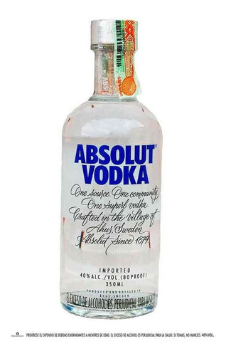 Vodka Absolut 350 Ml