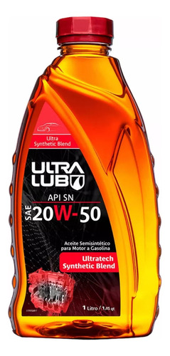 Aceite Ultra Lub 20w50 Semisintetico