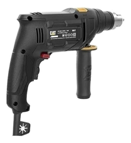 Taladro Caterpillar 13mm 750watts Con Percutor Dx17 Color Negro Frecuencia 50 Hz/60 Hz