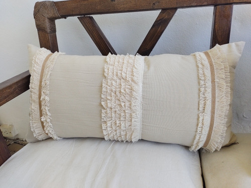 Almohadones Boho Beige 65x30