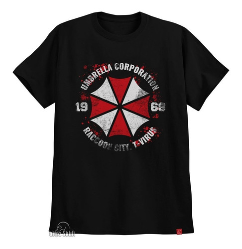 Camiseta Umbrella Corporation Resident Evil Camisa Gamer