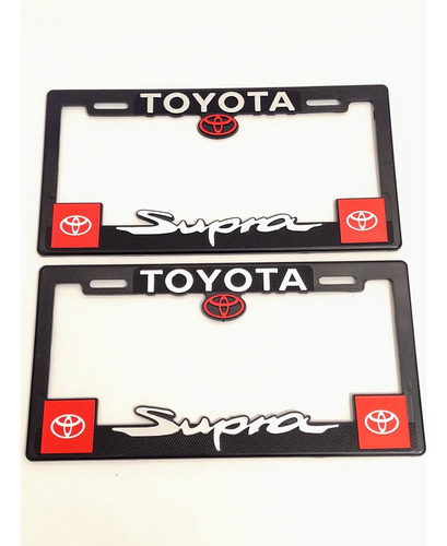 Par Porta Placas Genérico Toyota Supra