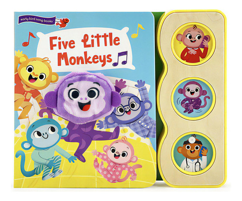 Five Little Monkeys, De Cottage Door Press. Editorial Cottage Door Pr, Tapa Dura En Inglés