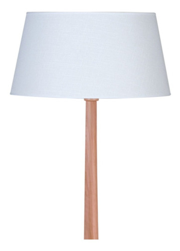 Imagen 3 de 3 de Lampara De Pie Lenga Maciza Maciza Pantalla Carilux 1181xl