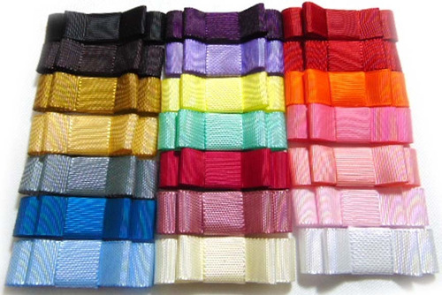 25 Laços Duplo Gorgurão Nº3 15mm Convites Enfeites