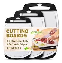 Comprar Tablas De Cortar Spring Chef Para Cocina - Juego De 3 Tablas