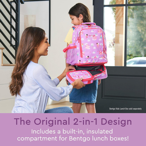 Bentgo® Mochila 2 En 1 Para Niños Y Bolsa Aislante Para El A