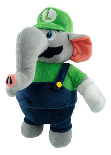 Super Mario Elephant Luigi Peluche Muñeca Cumpleaño Regalo