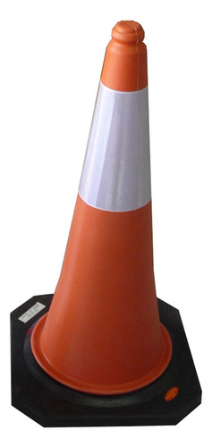 Cono Seguridad Vial Naranja Reflectivo 70 75 78cm Base Pesad