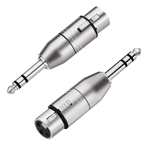 Adaptador Tisino Xlr Hembra A 1/4 Trs, Hembra Balanceado Xl.