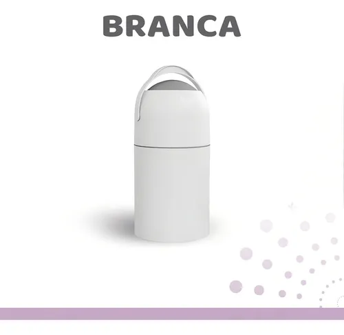 comprar Lixeira Anti odor para descarte de Fraldas de bebês Baby Mel branco