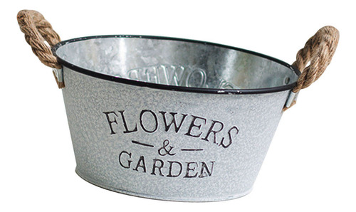 Cubo De Hierro Para Jardinería, Hogar, Cubeta De Hierro, 1 P