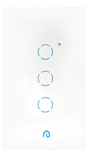 Interruptor Inteligente 3 Botões Touch Wi-fi App Alexa Vidro
