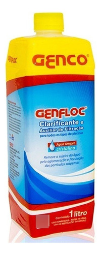 Algicida Genfloc 1l Para Piscina Genco