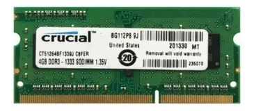 Memoria Ram Ddr3 4gb 10600/1333mhz Laptop