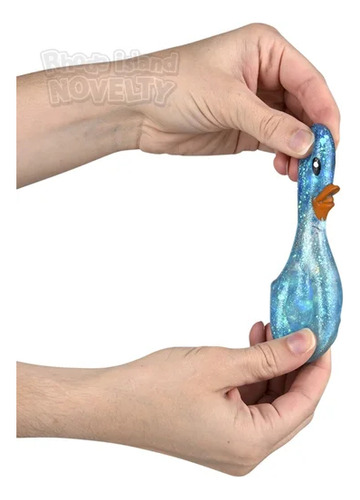 Squishy Squeeze Patito Glitter Apretable Antiestrés Fidget Color Colores