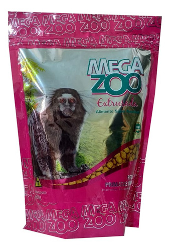 Ração Megazoo Extrusada Primatas Onivoros ( P25) 600g
