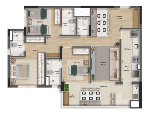 Imagem 13 de 14 de Apartamento À Venda No Bairro Vila São Silvestre - São Paulo/sp - O-24491-40579
