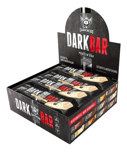 Dark Bar Caixa C/ 8 Barras Sabores Integralmedica