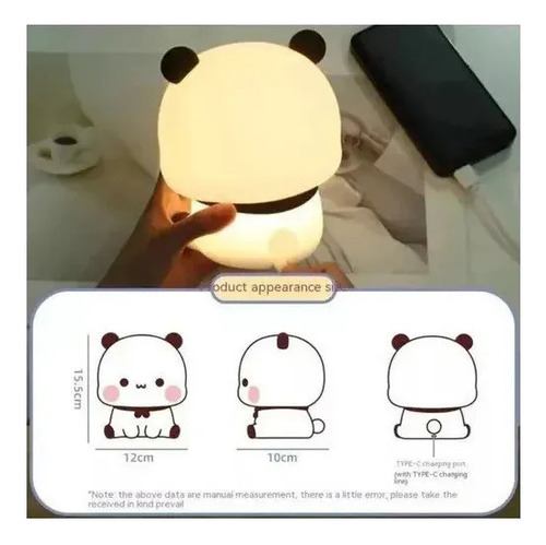 Para . Luz Noturna Bubu Dudu, Led, Recarregável Por Usb
