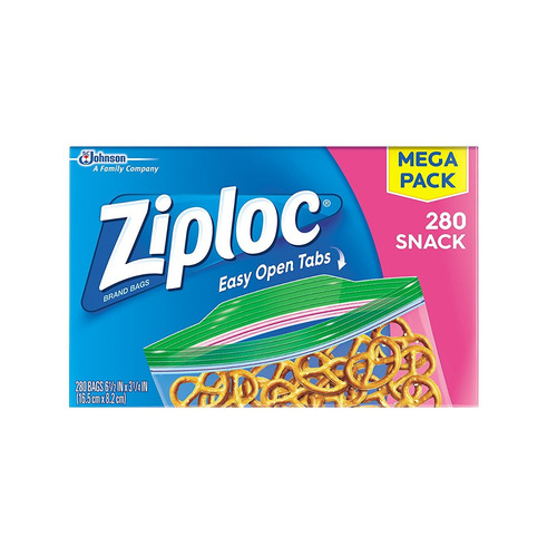 Ziploc Snack-bolsas, 280 Conde