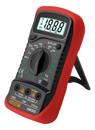 Multimetro Digital Profesional An8205c C/termopar Y Probador
