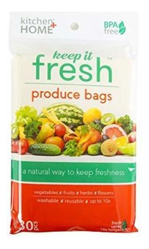 Keep It Fresh Bolsas Para Productos Frescos Sin Bpa, Re...