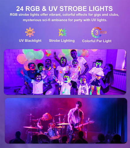 Rayo Láser Cuatro Rgb Dmx Potente Luces Para Dj Proyecto Para Escenario Música Sonido Activado Y Control Dmx Proyector De Patrones