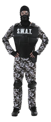 Disfraz Militar De Camuflaje Para Niños, Adultos Y Niños