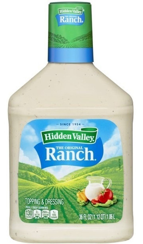 Aderezo Ranch Hidden Valley Original 1.06l