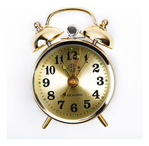 Petstible Reloj Despertador Mecanico 2.8 In Doble Campana
